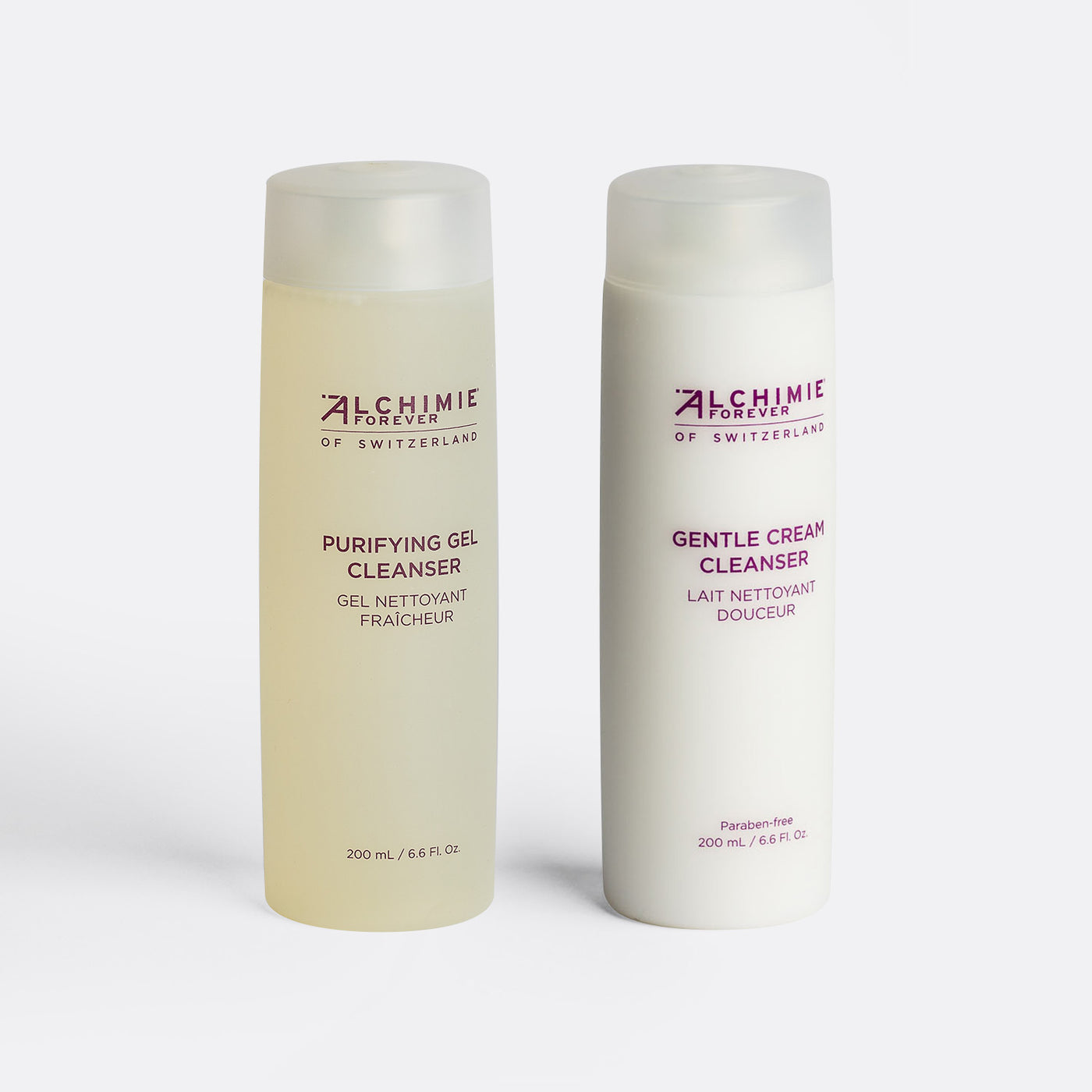 Double Cleanse Bundle with Purifying Gel Cleanser and Gentle Cream Cleanser